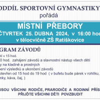 Místní přebory - oddíl sportovní gymnastiky 1
